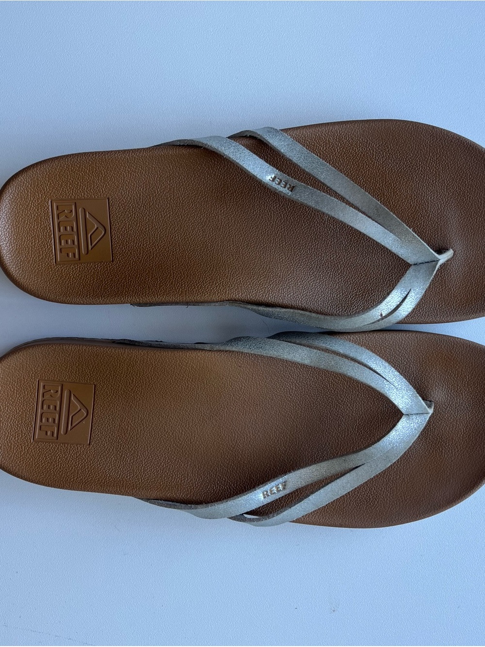 Reef Women’s Flip Sandal in Silver and Brown
